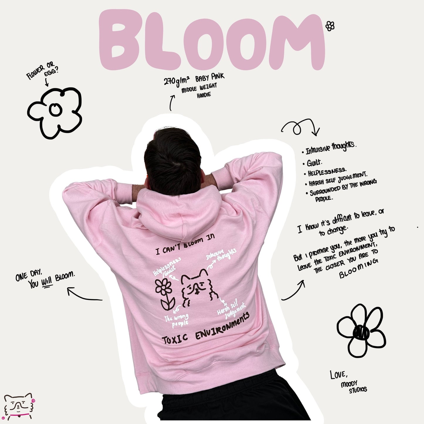 One Day I Will Bloom Hoodie